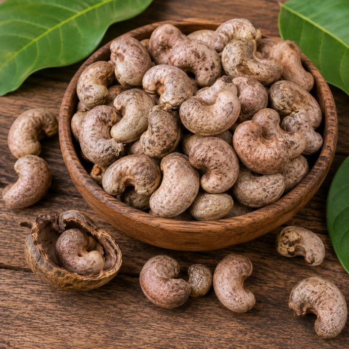 Raw unprocessed cashew nuts for export and wholesale